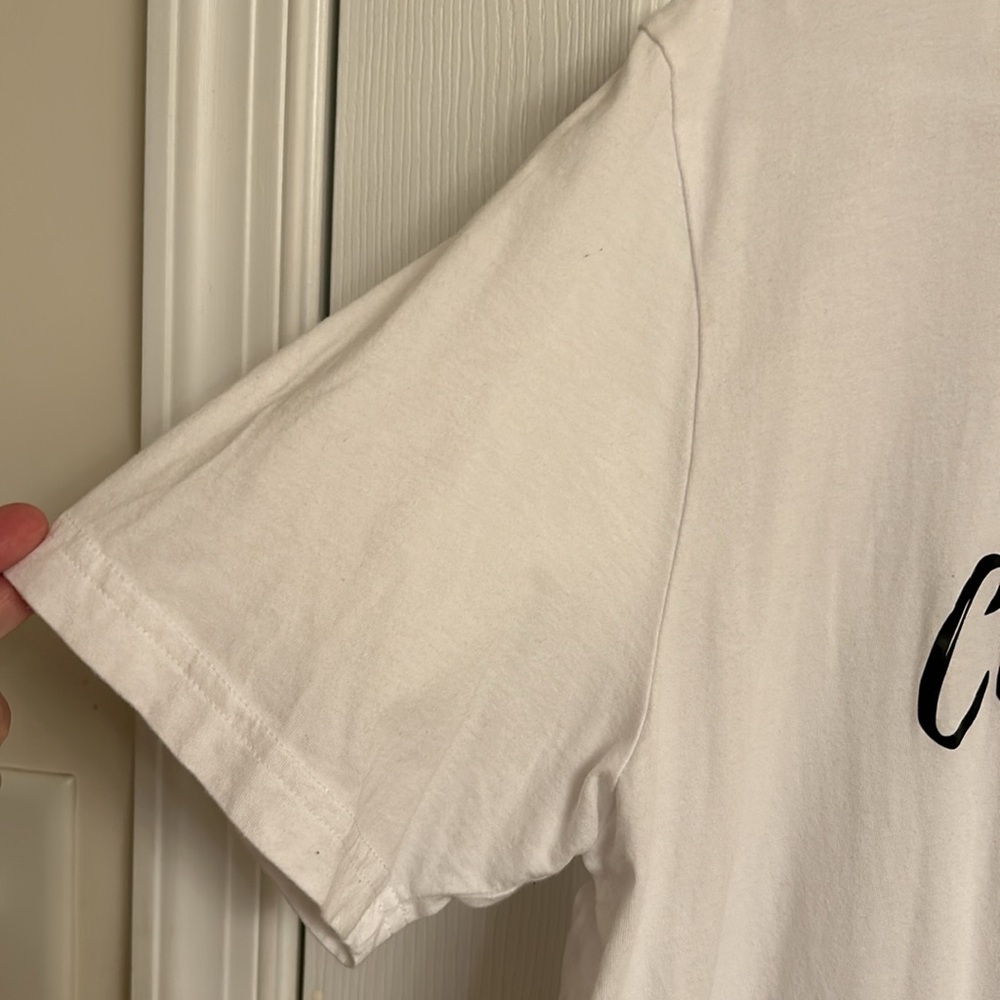 Bella + Canvas White Cherishburg Short Sleeve Cotton T-shirt Unisex XL - Picture 3 of 6